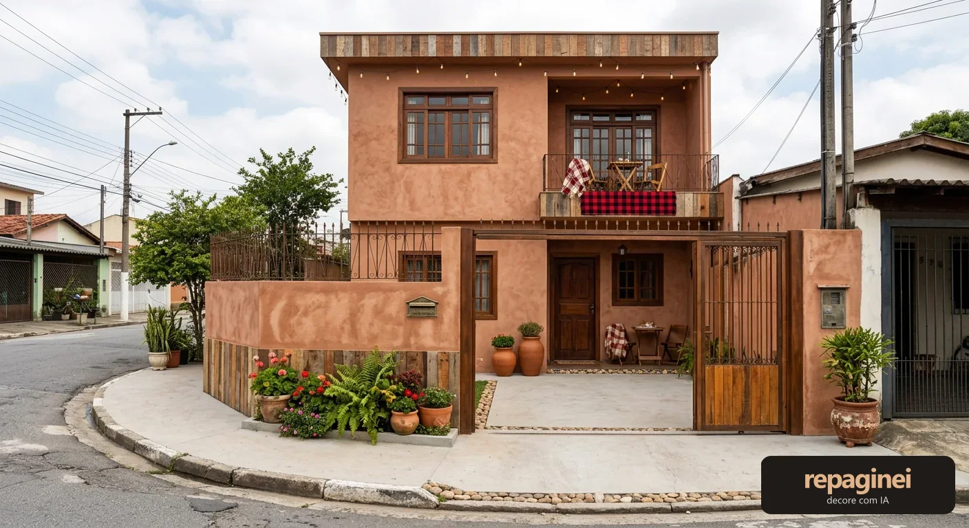 Fachada estilo Casa de campo