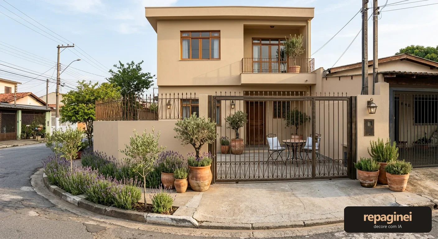 Fachada estilo Mediterrâneo