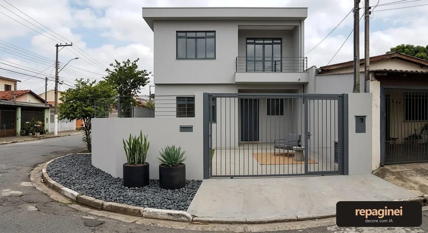 Fachada estilo Minimalista