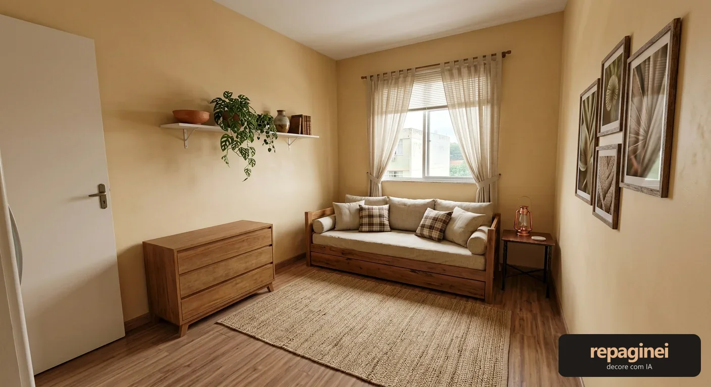 Quarto estilo Casa de campo