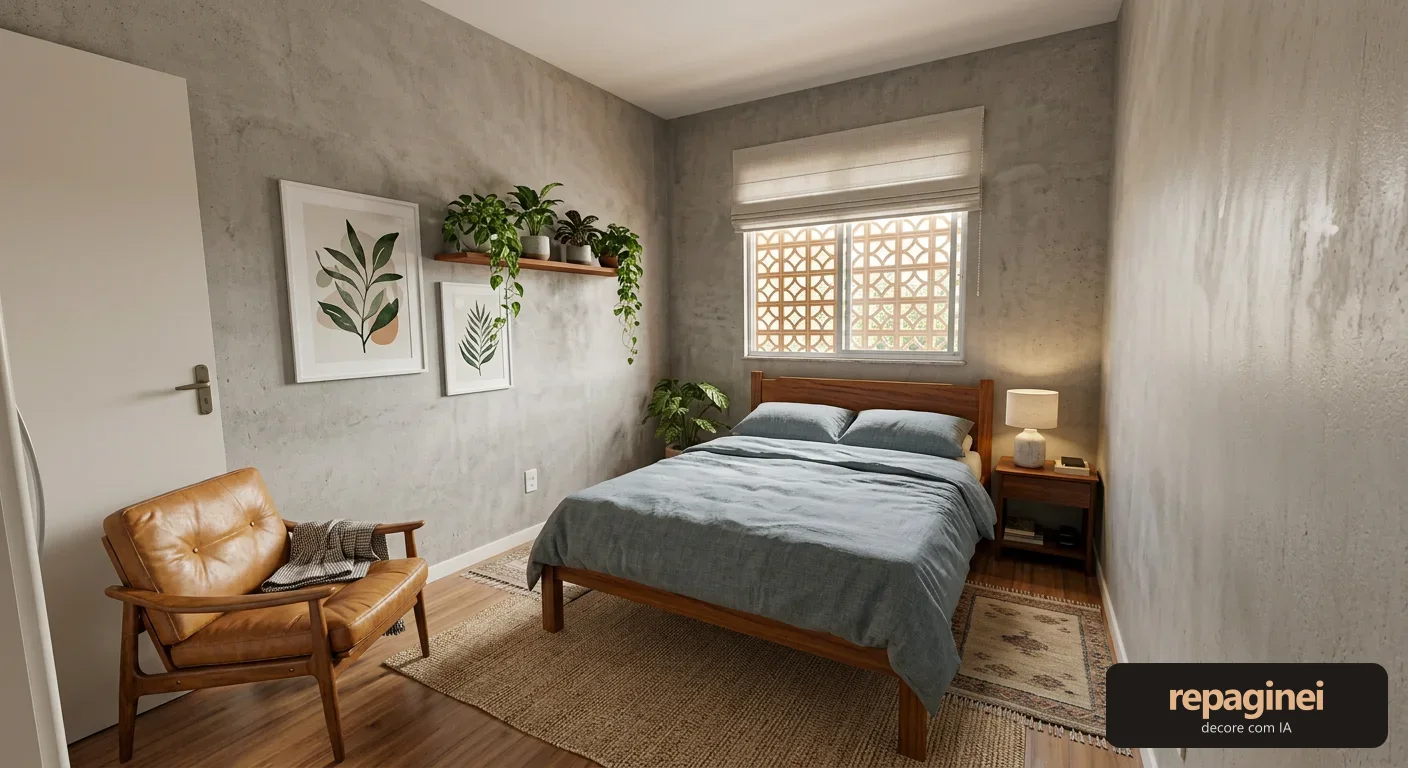 Quarto estilo Contemporâneo brasileiro