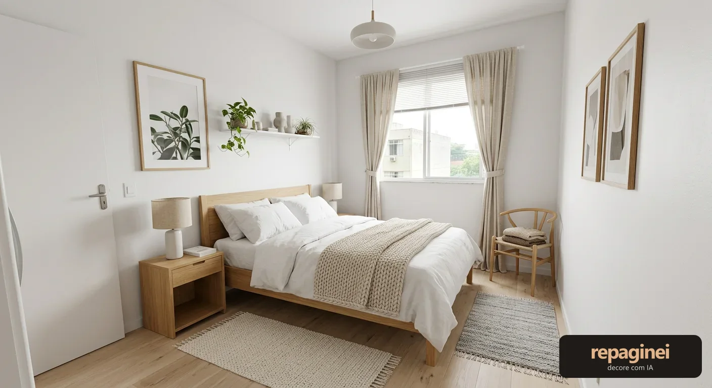 Quarto estilo Escandinavo