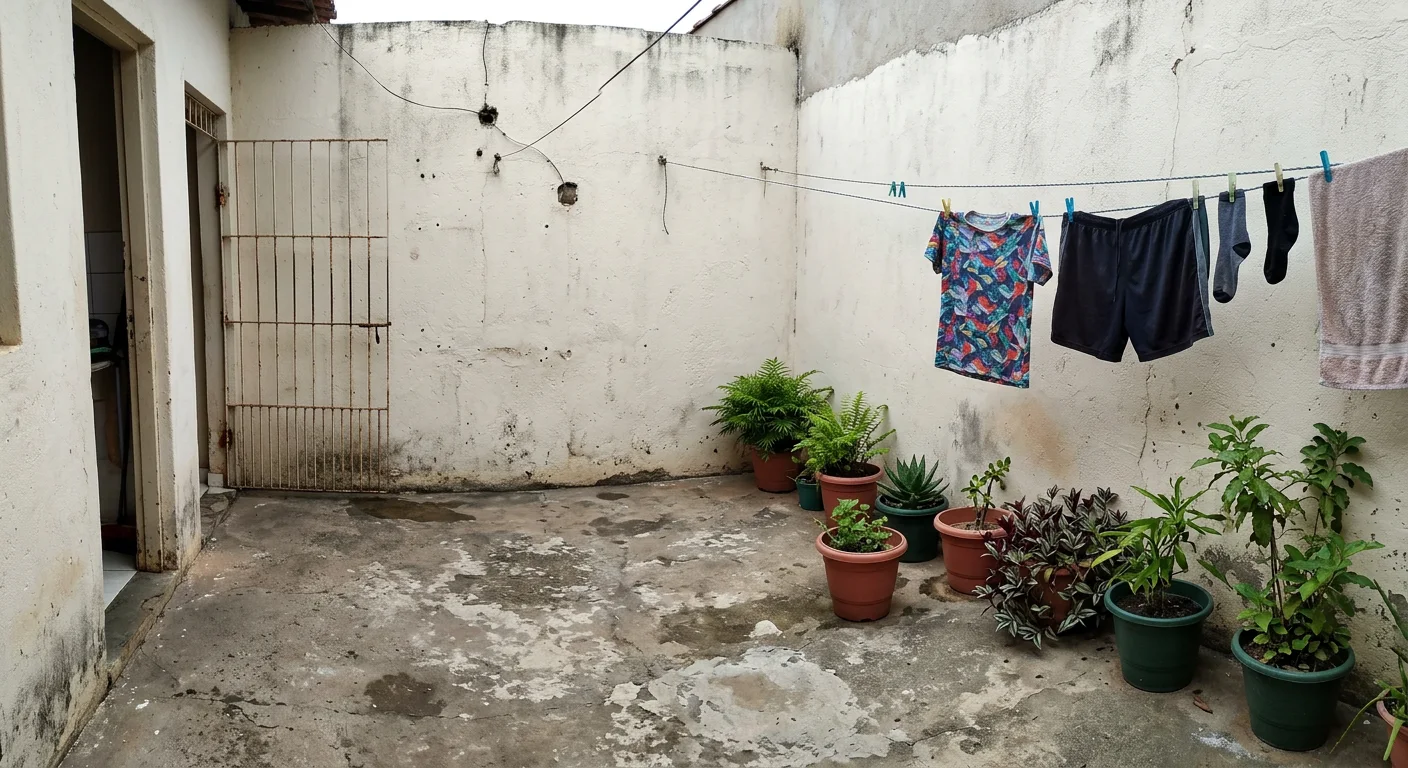 Quintal no estilo Zen (antes)