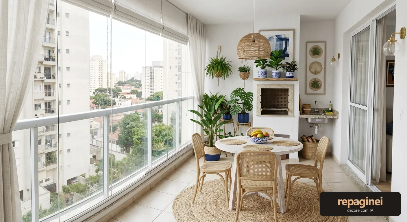 Varanda estilo Casa de praia